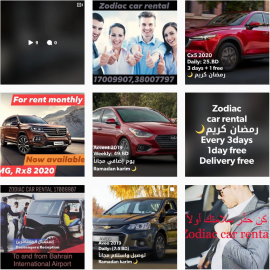 Zodiac car rental instagram